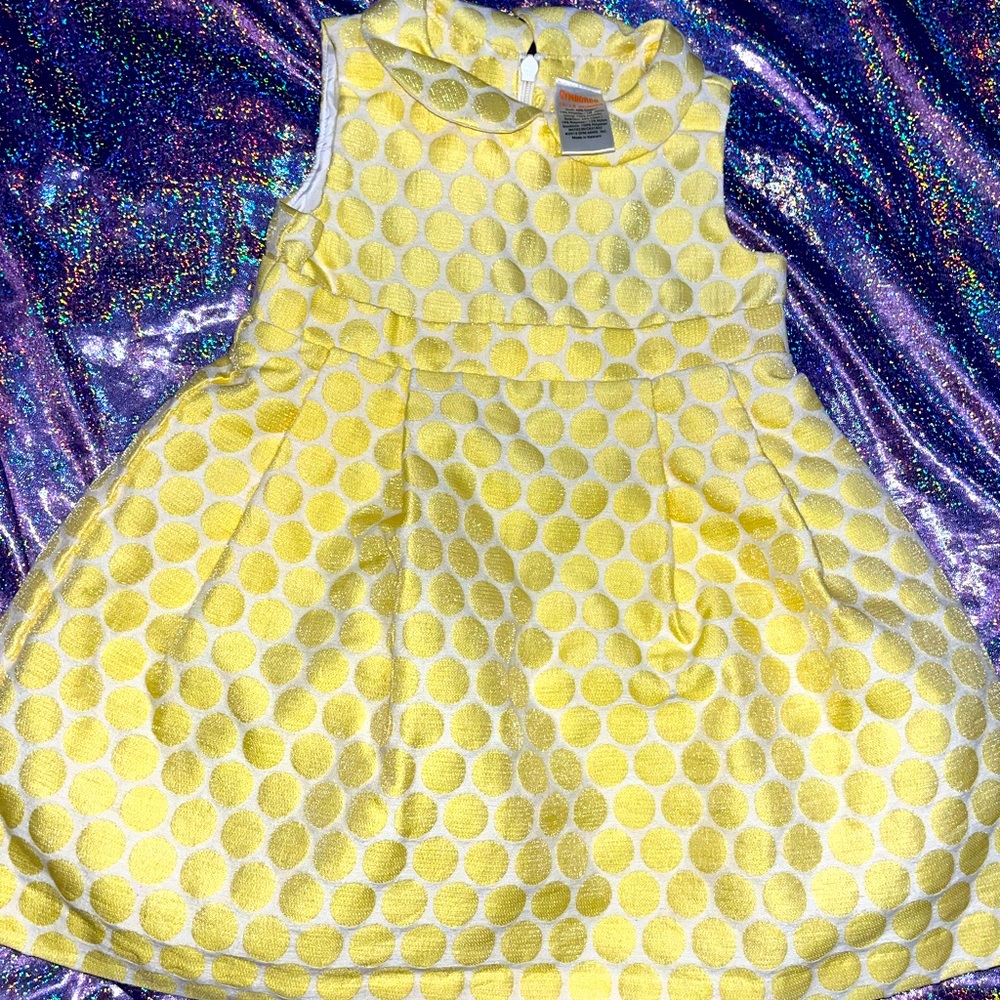 Gymboree Yellow Dot Dress